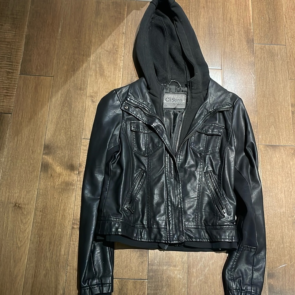 Ci Sono vegan leather jacket